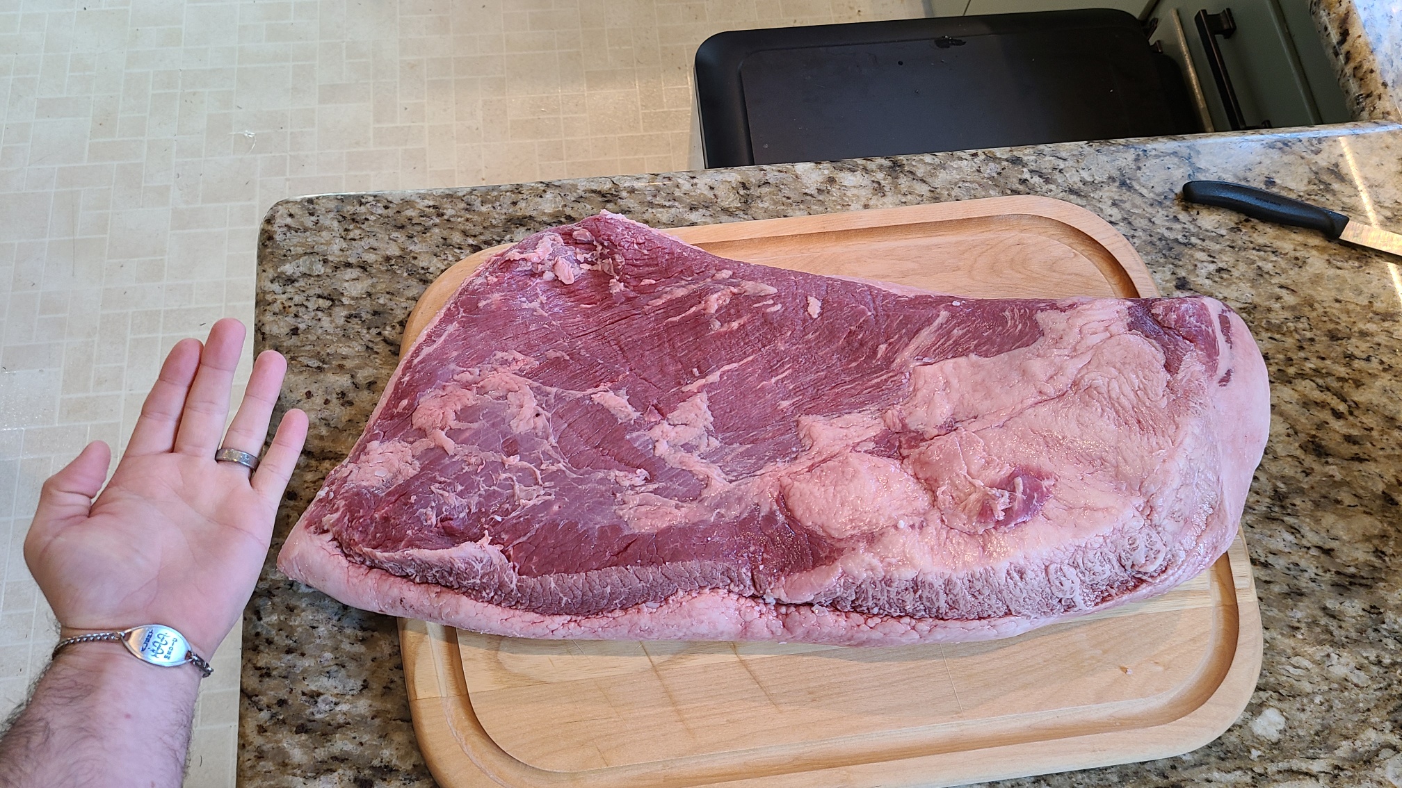 My First Whole Packer Brisket! Simple Homebrew