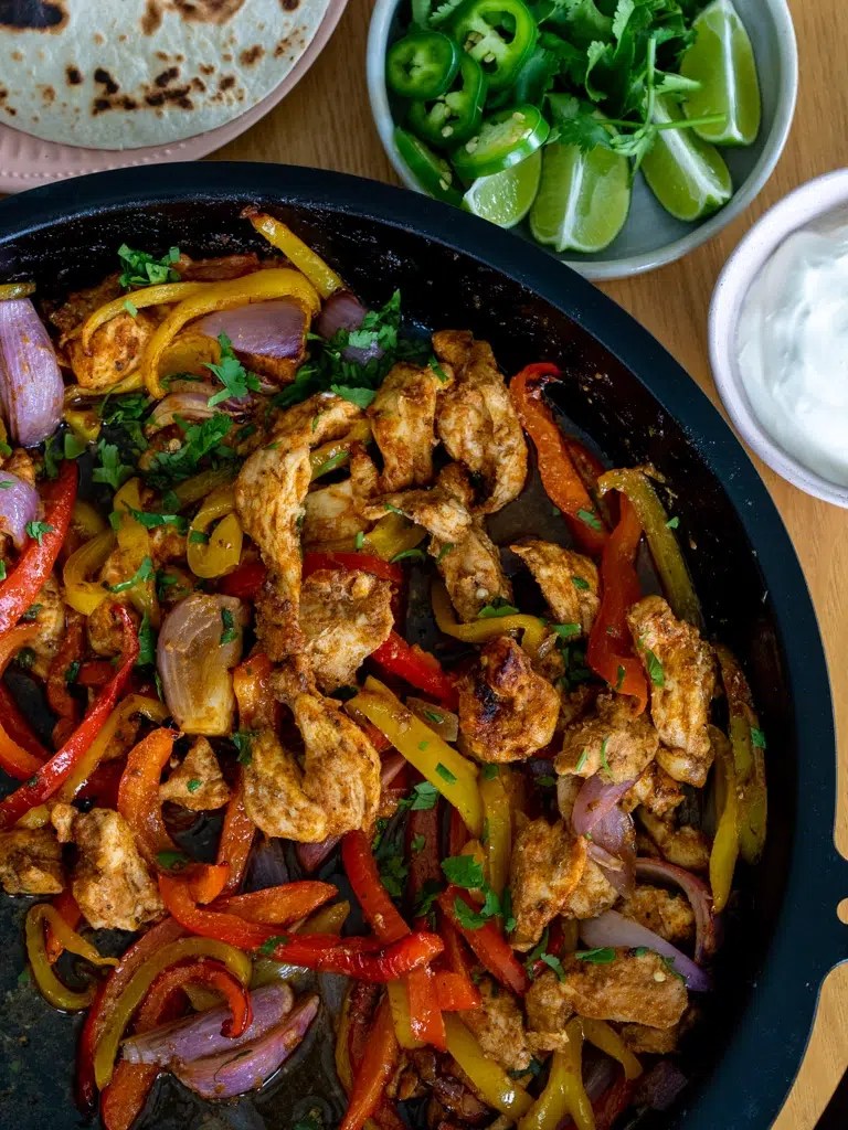 Chicken Fajita Tray Bake Recipe Simple Home Edit