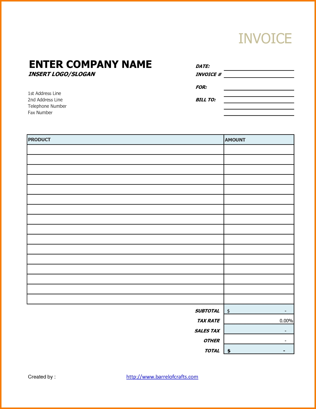 Drive Invoice Template * Invoice Template Ideas