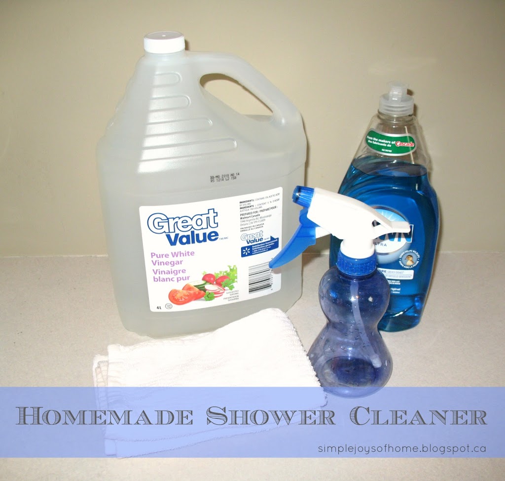Homemade Shower Cleaner Simple Joys Of Home