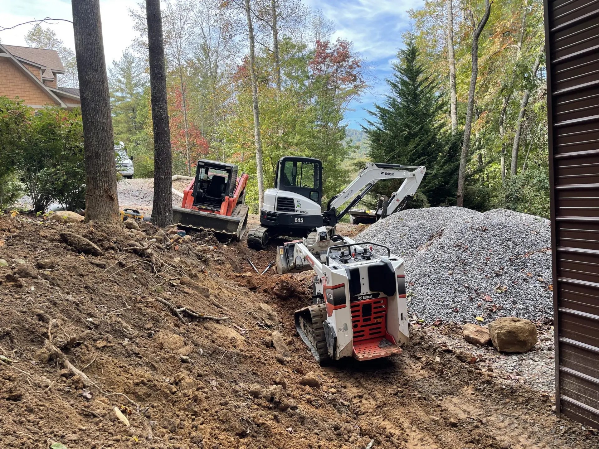 Portfolio Simple Life Enterprise Excavation in Asheville, North Carolina