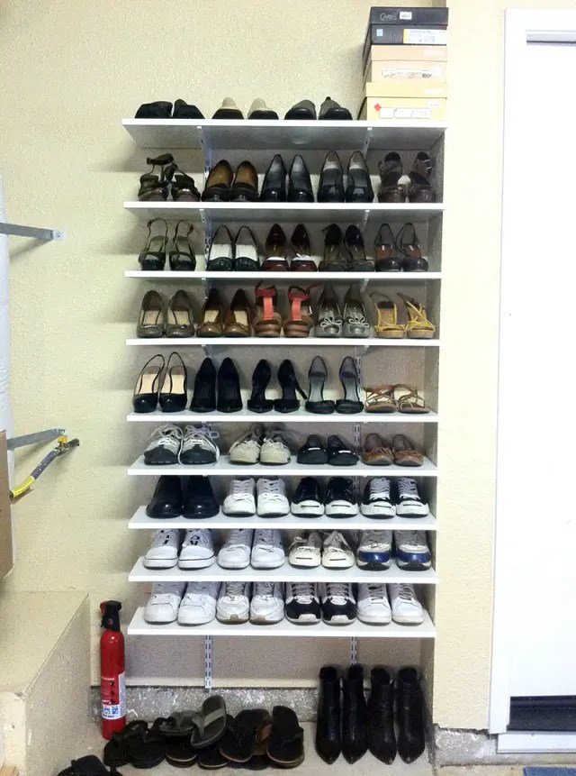 How to Organize Shoes in the Garage