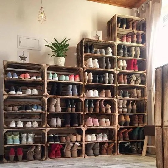 How to Organize Shoes in the Garage