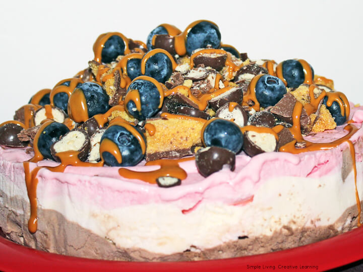 Triple Layer Ice Cream Cake Simple Living. Creative Learning