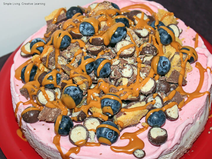 Triple Layer Ice Cream Cake Simple Living. Creative Learning