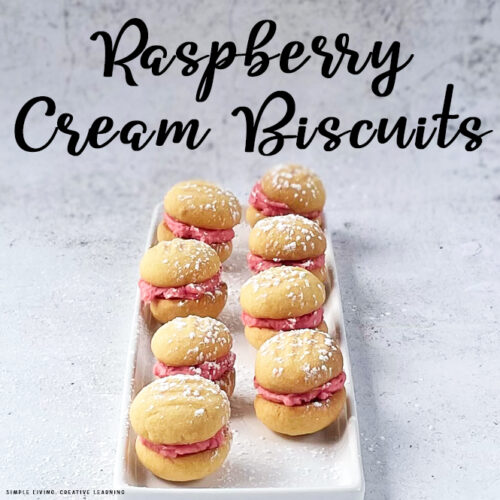 Raspberry Cream Biscuits Simple Living. Creative Learning