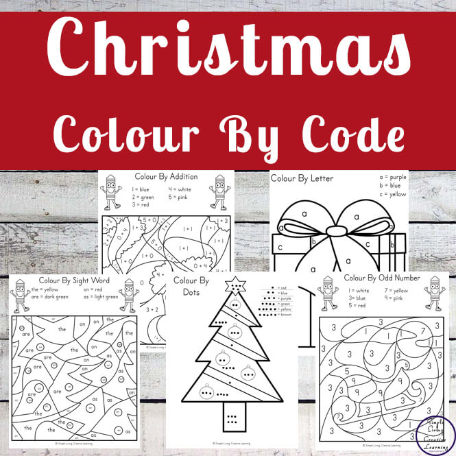 Colour By Code Worksheets Simple Living. Creative Learning