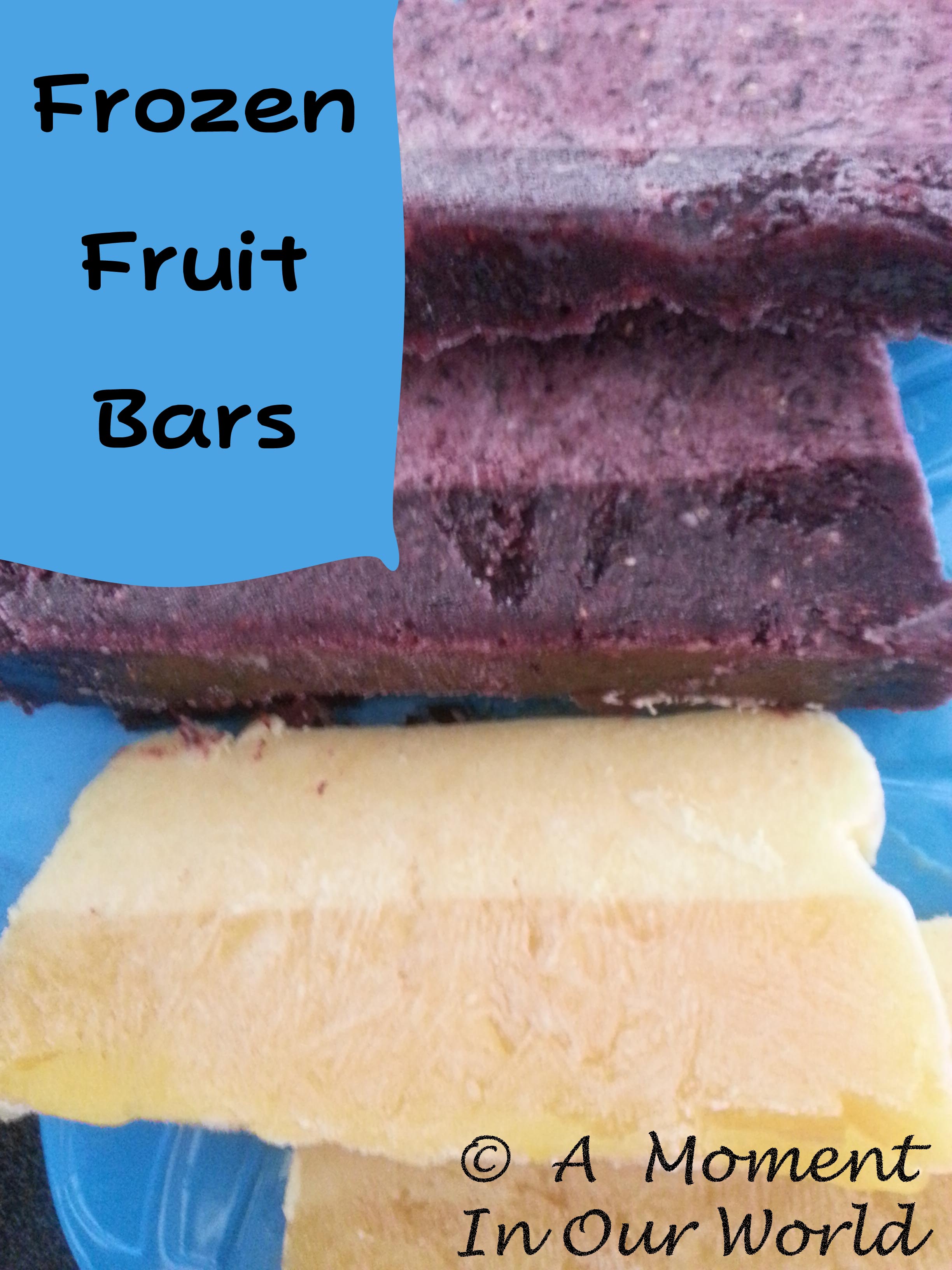 Frozen Fruit Bars Simple Living. Creative Learning