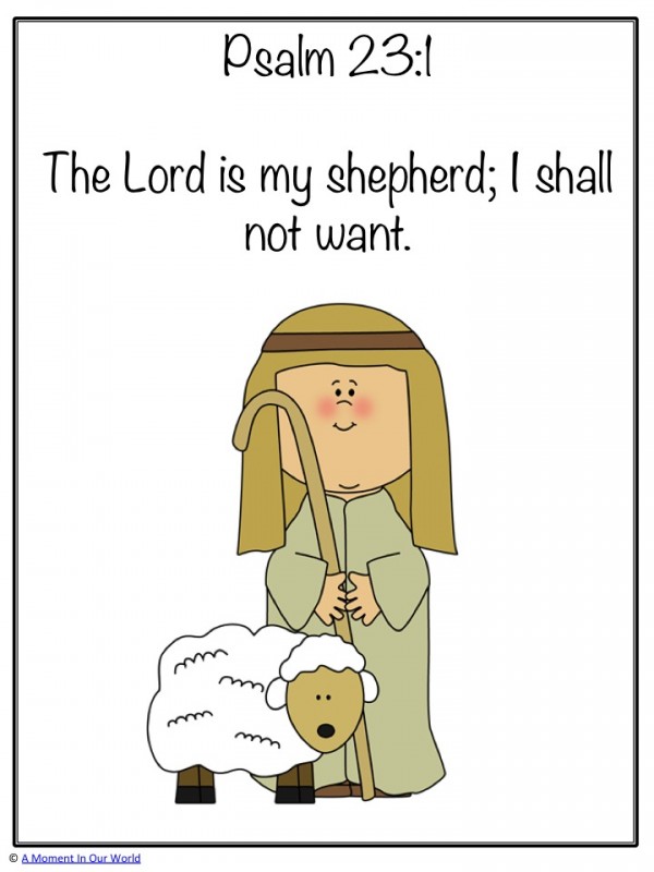 Psalm 23 For Kids Activities Psalm 23 For Kids Activities