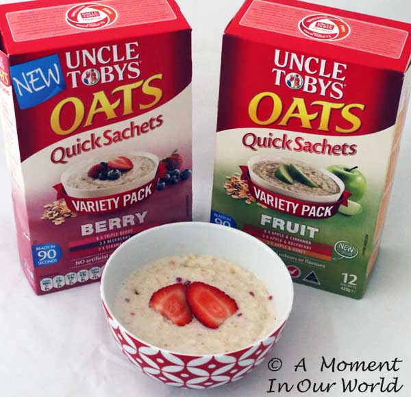 UNCLE TOBYS Oats Quick Sachets Simple Living. Creative Learning