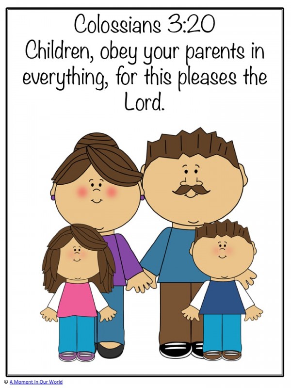 Monday Memory Verse Colossians 320 Simple Living. Creative Learning Monday Memory Verse Colossians 320 Simple Living. Creative Learning