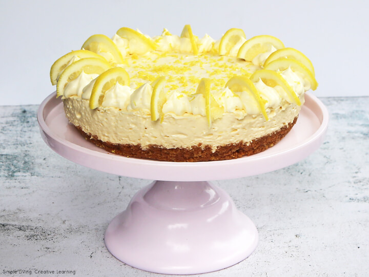 No Bake Lemon Cheesecake Simple Living. Creative Learning