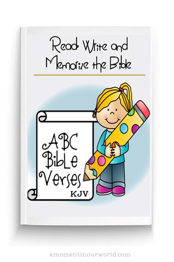 Read, Write and Memorize the Bible ABC Bible Verses Simple Living