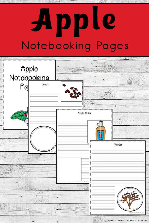 Apple Notebooking Pages Simple Living. Creative Learning