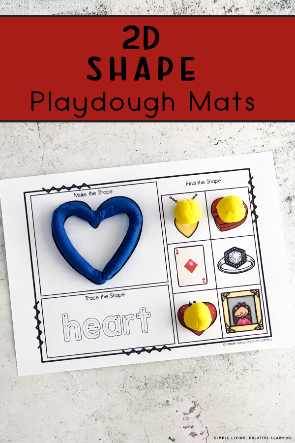 Shape Playdough Mats Simple Living. Creative Learning
