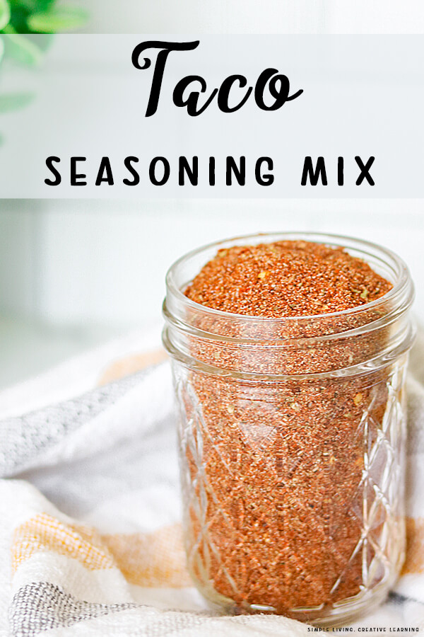 Homemade Taco Seasoning Mix Simple Living. Creative Learning