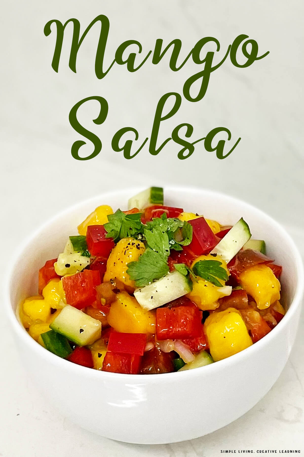 Quick and Easy Fresh Mango Salsa Simple Living. Creative Learning