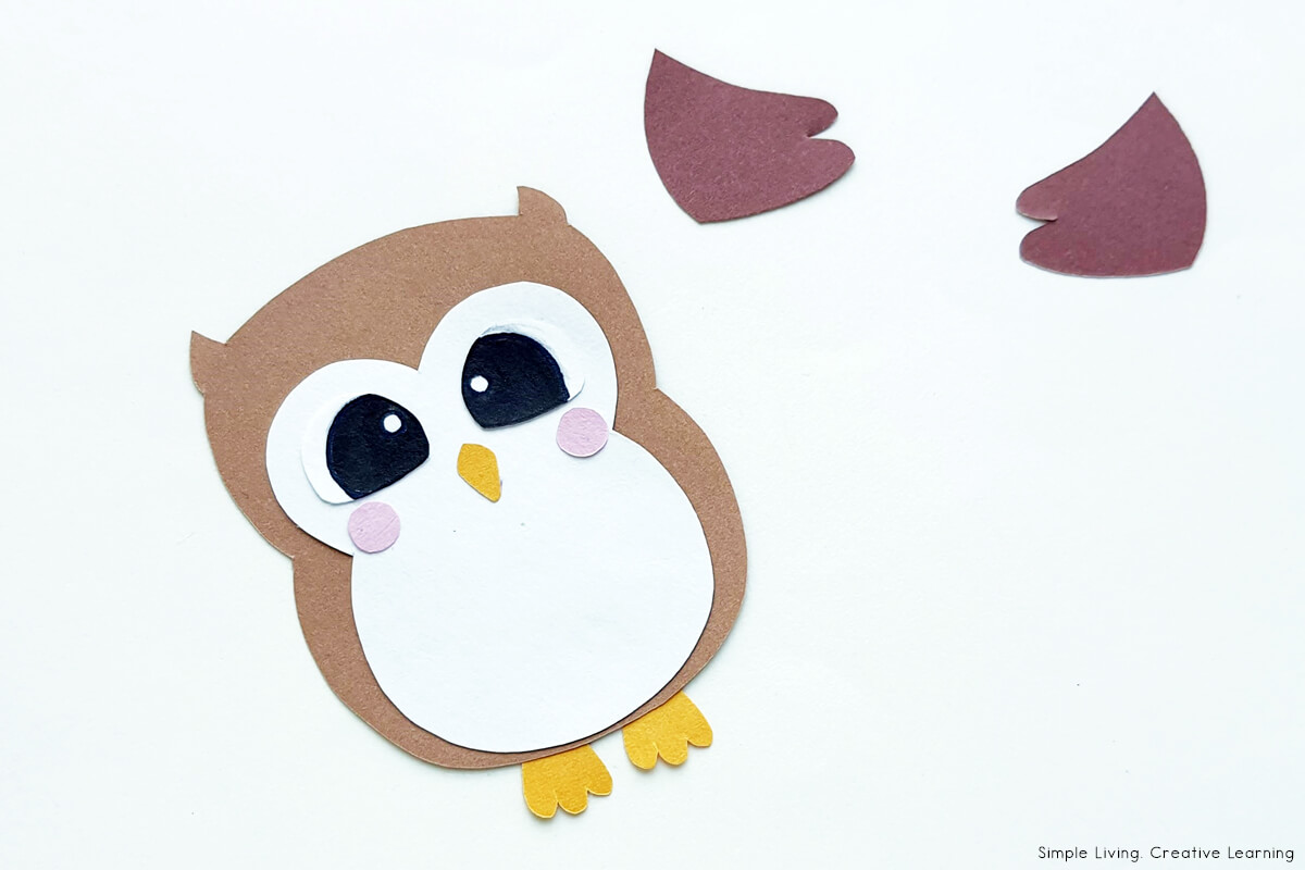 Owl Paper Craft Activity Simple Living. Creative Learning