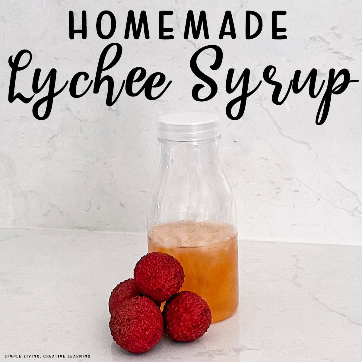 How to Make Lychee Syrup Simple Living. Creative Learning