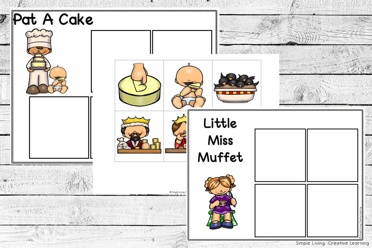 Nursery Rhyme Sorting Mats {3} Simple Living. Creative Learning