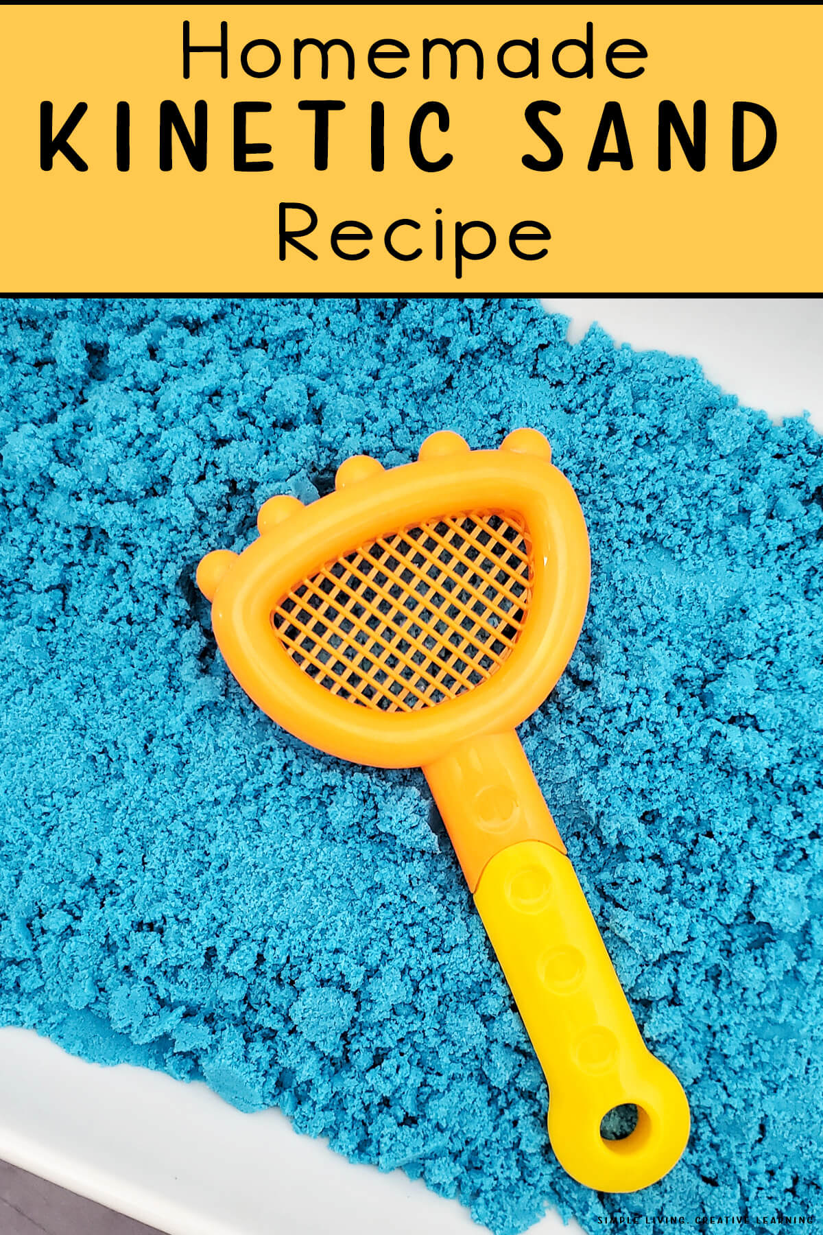 Homemade Sand Recipe Simple Living. Creative Learning