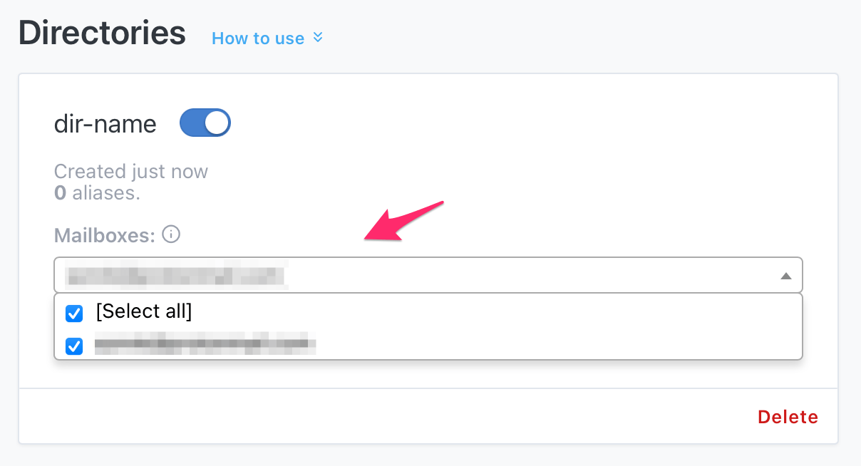 Create a directory SimpleLogin Docs
