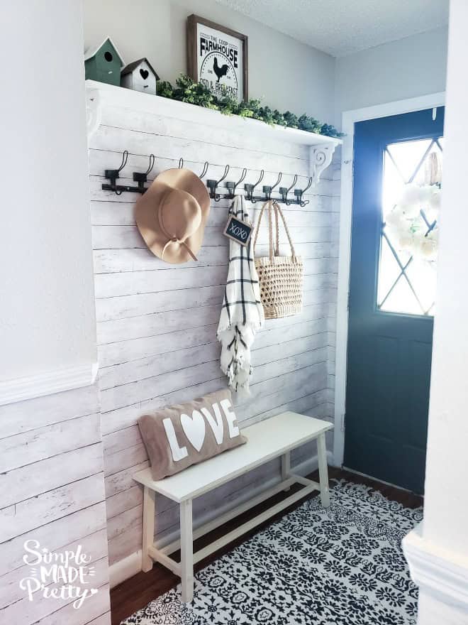 Small Entryway Ideas Behind Door