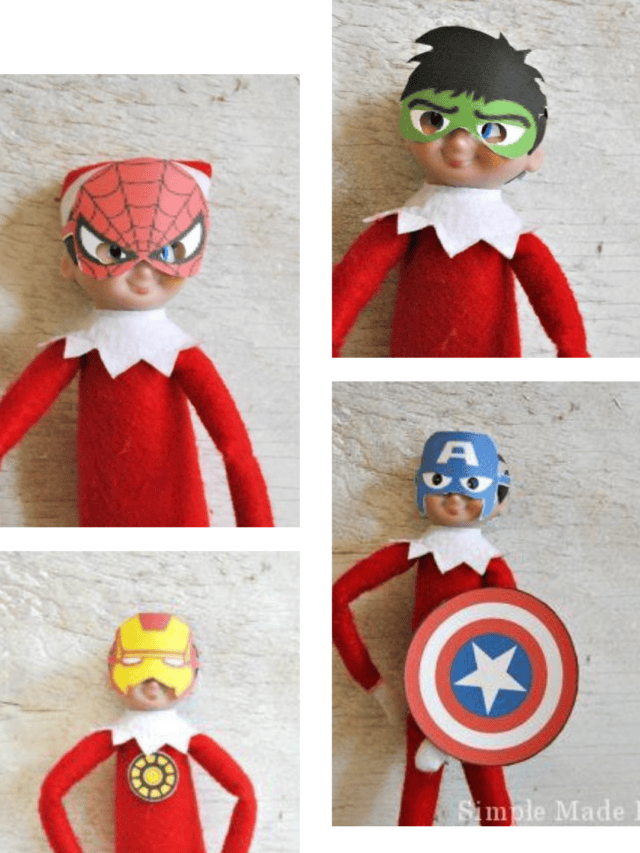 Elf on the Shelf Superhero Costume Free Printables Simple Made Pretty