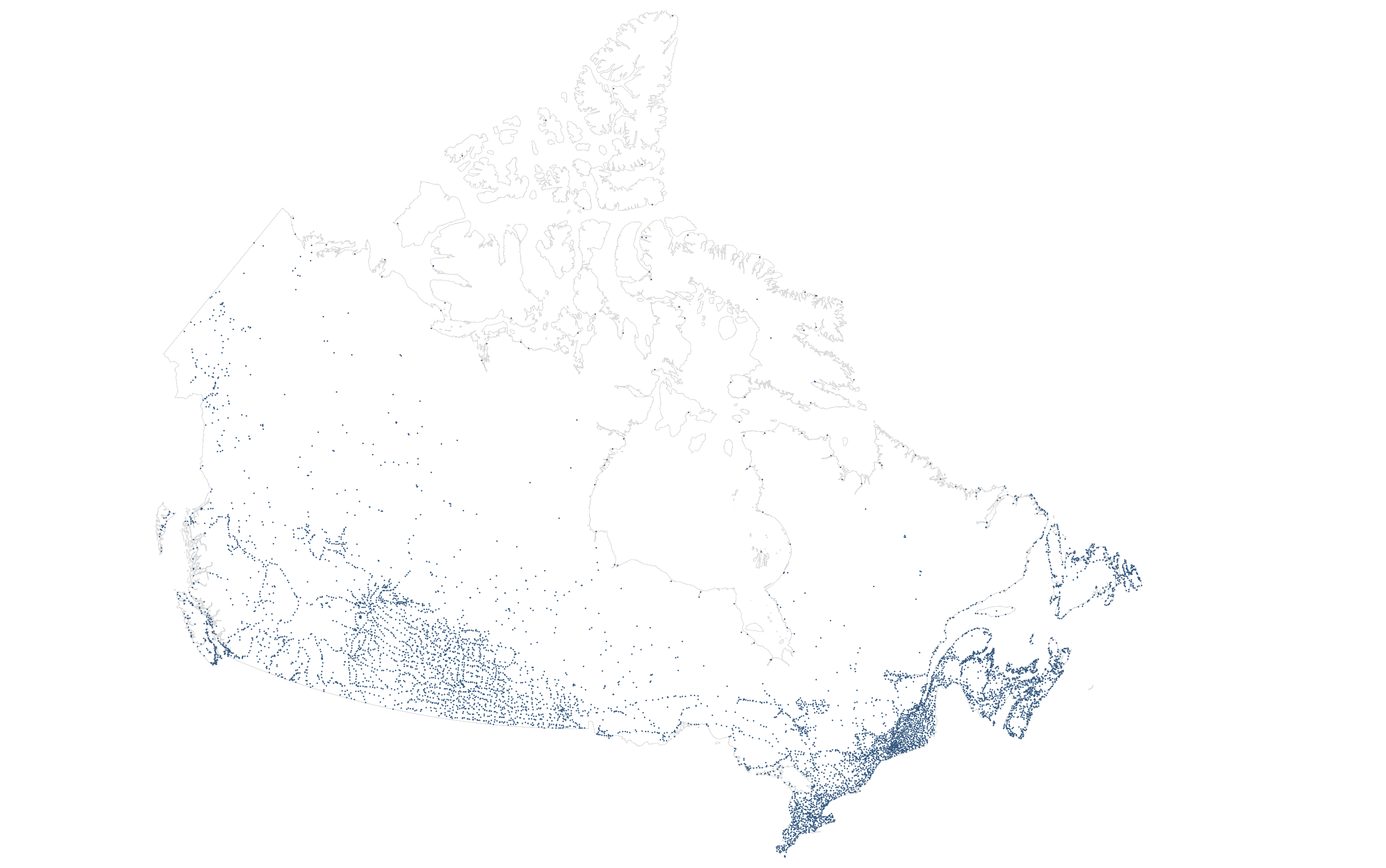 Downloadable Geographic Databases