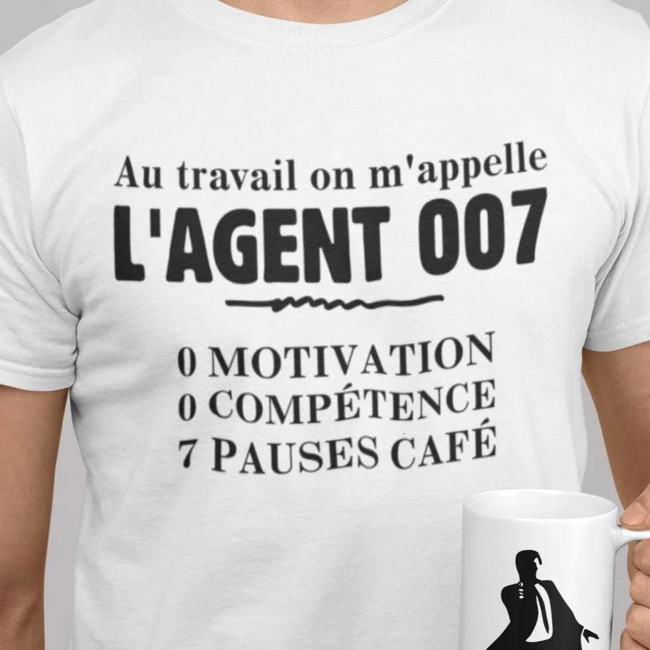 TShirt L'Agent 007