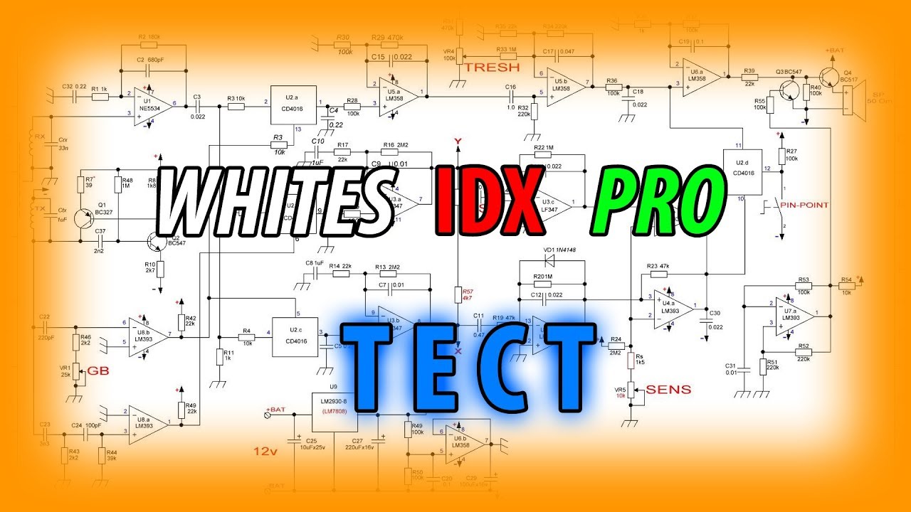 IDX Pro schematic - Pulse Induction Metal Detectors