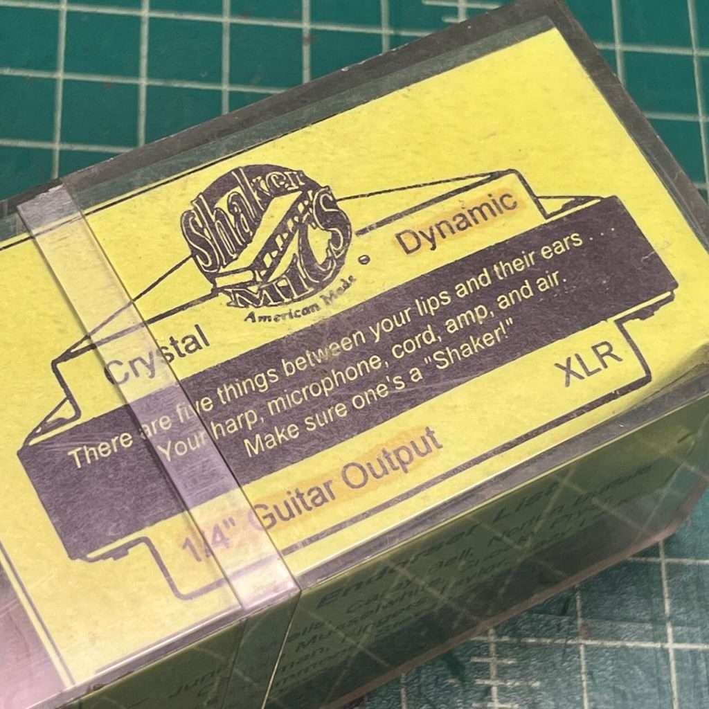 NOS Shaker Dynamic Blues Harp Microphone, 1/4″ Connector Simple Mics