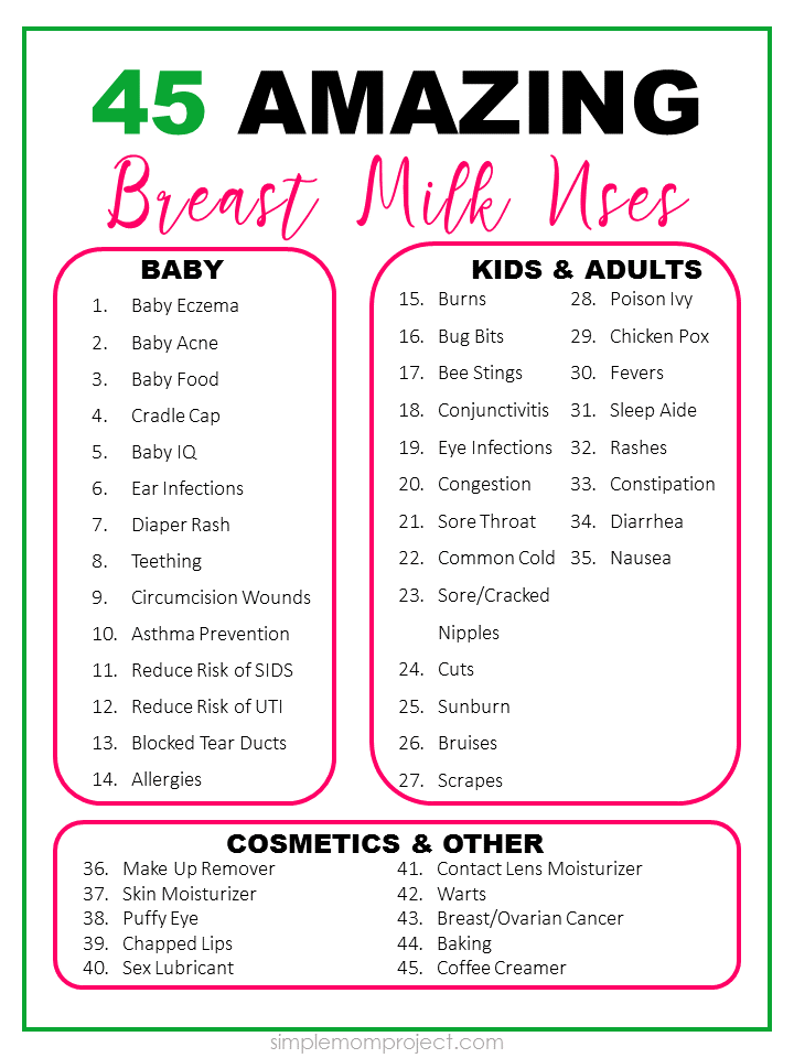45 Surprisingly Awesome Home Remedies for Breast Milk Simple Mom Project