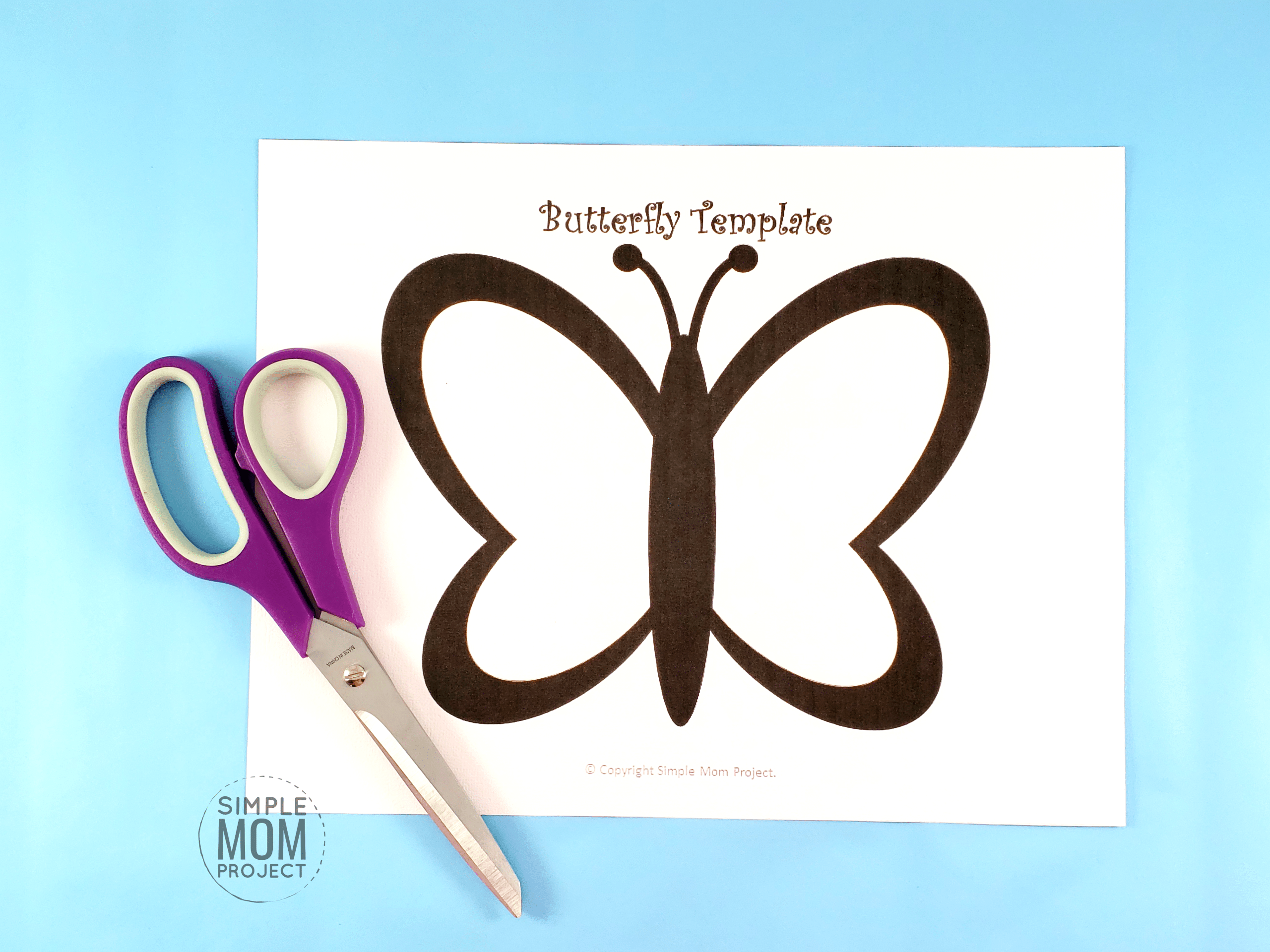 Easy and Fun DIY Spring Butterfly Suncatcher Craft Simple Mom Project