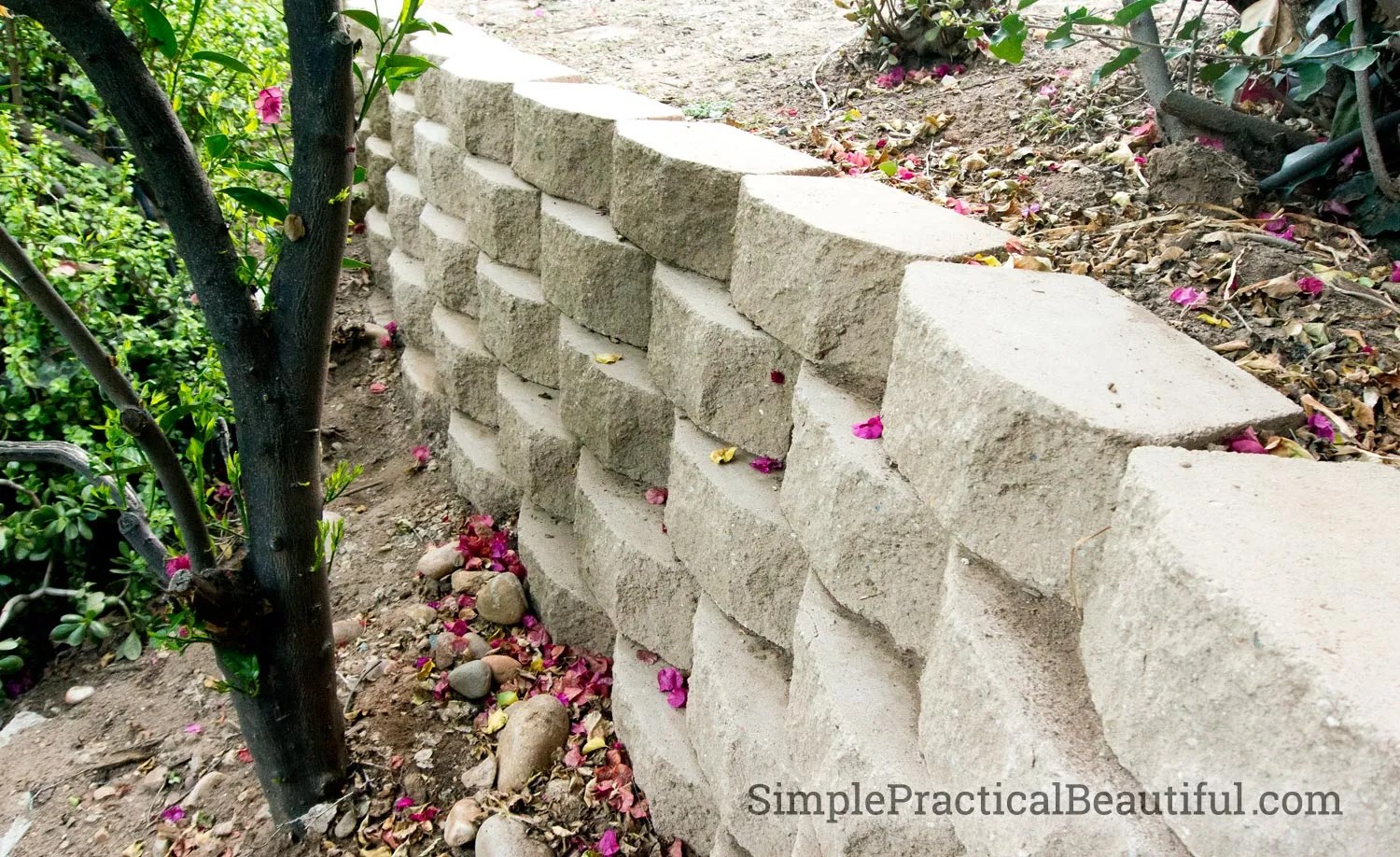 How To Build A Retaining Wall On A Slope Encycloall