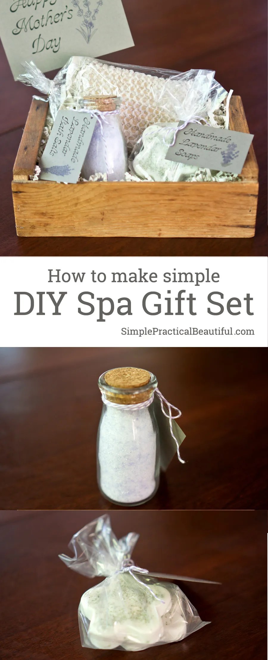 DIY Spa Gift Set Simple Practical Beautiful