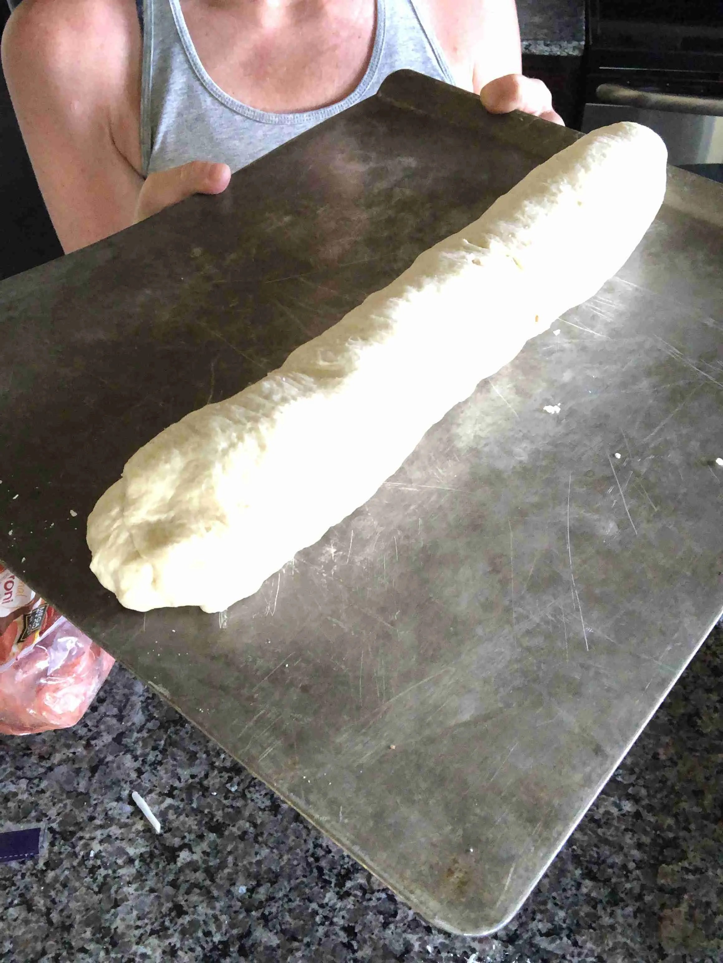 pizza bread ready to bake
