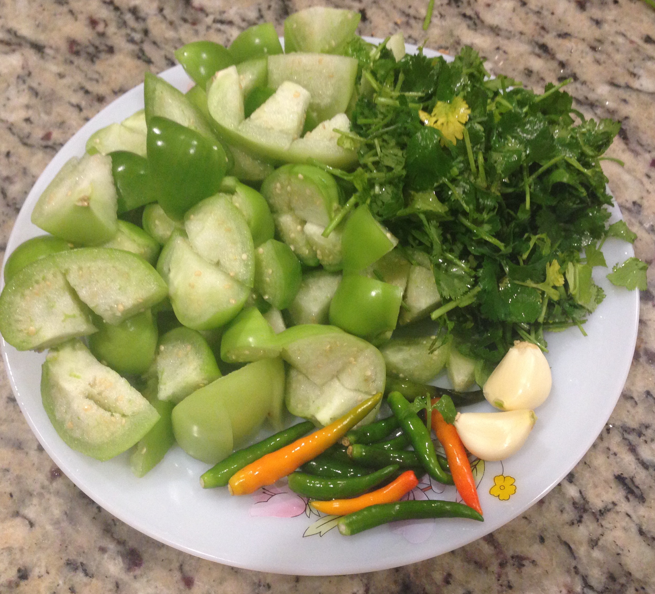 Tomatillo pacchadi(chutney) Simple recipes by Suma!