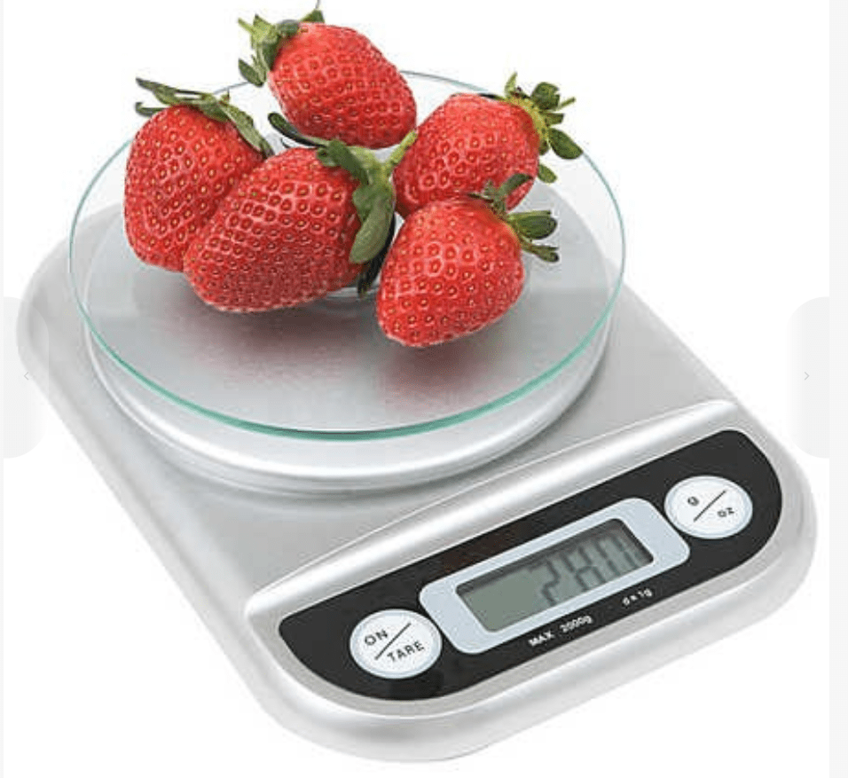 Propert 2 Kg Glass Top Digital Kitchen Scale Simple Registry
