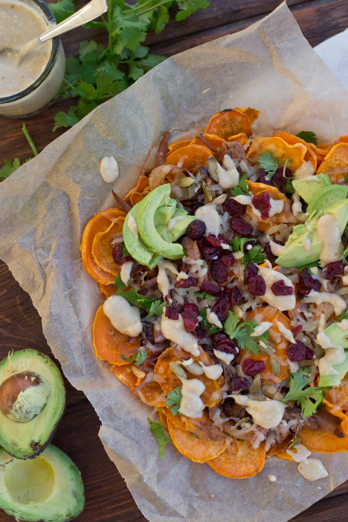 Loaded Sweet Potato Nachos Harvest Style Simple Roots