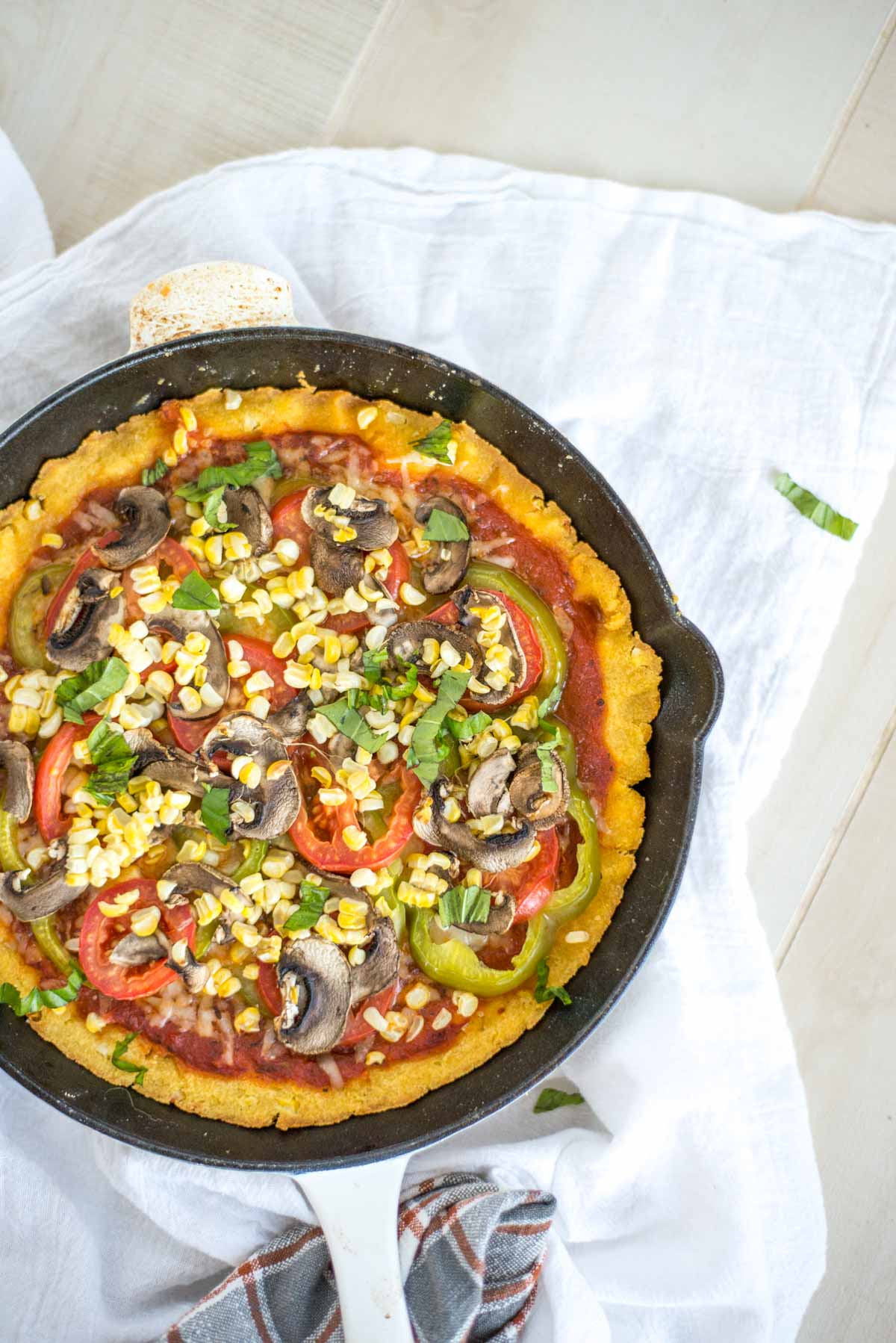 Cornbread Skillet Pizza Simple Roots