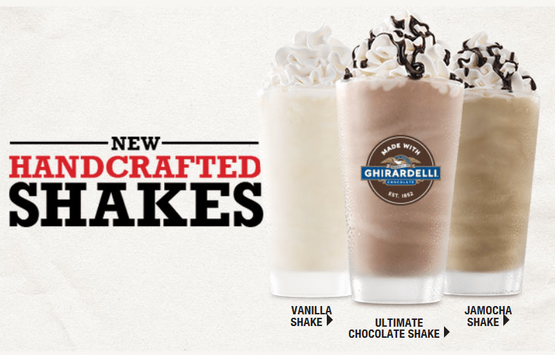 FREE Small Handcrafted Shake Arby's (Check your email)