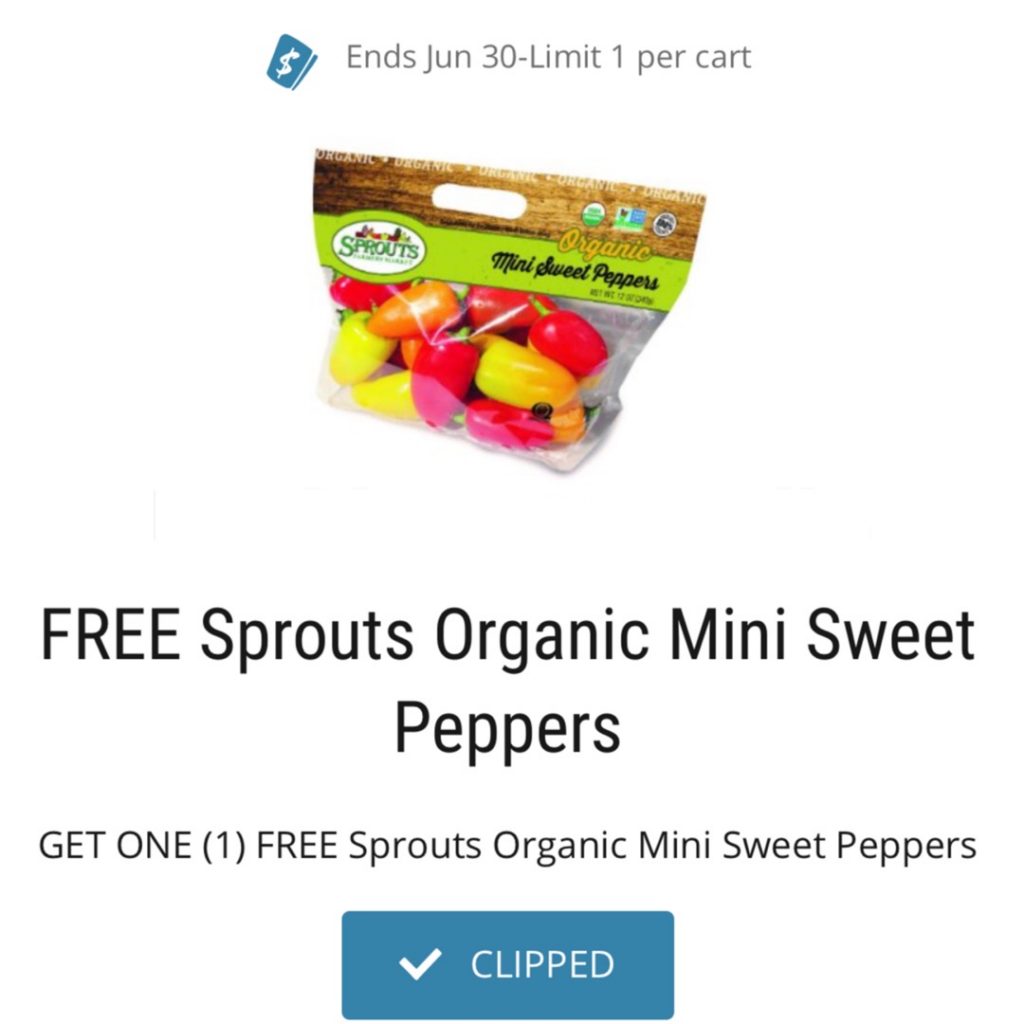 GET 2 FREE PRODUCTS AT SPROUTS (USE YOUR PHONE)