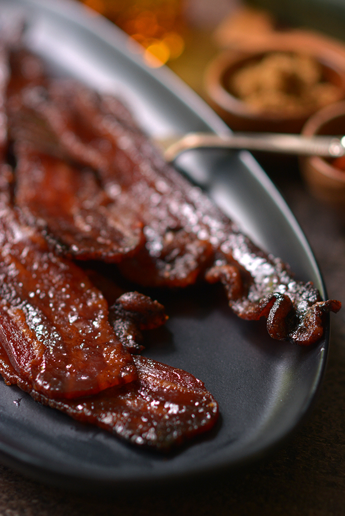 Chipotle Brown Sugar Candied Bacon Simple Seasonal