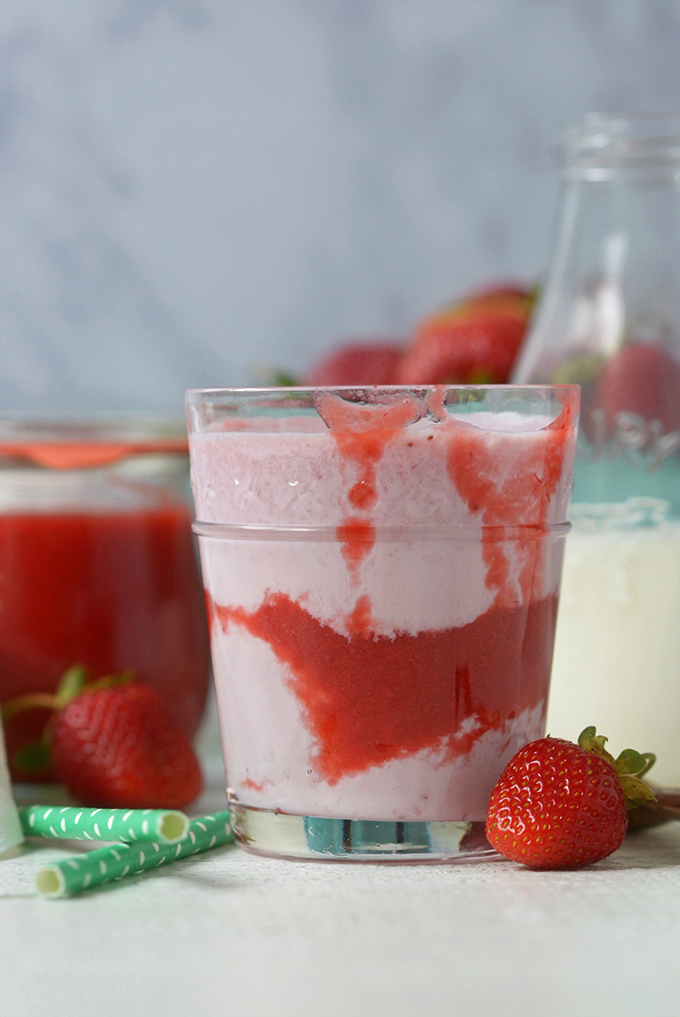 Homemade ReducedSugar Strawberry Milk Simple Seasonal