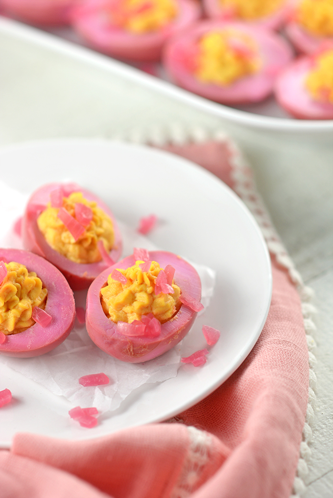 Deviled Pickled Red Beet Eggs Simple Seasonal