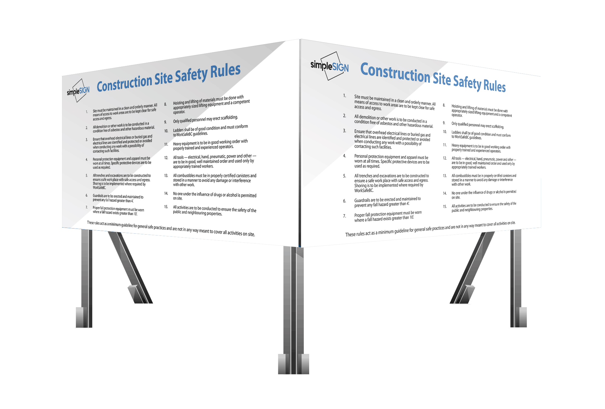 Construction Signs Simple Sign