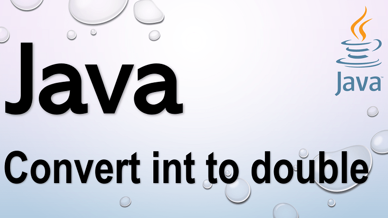 java int to double