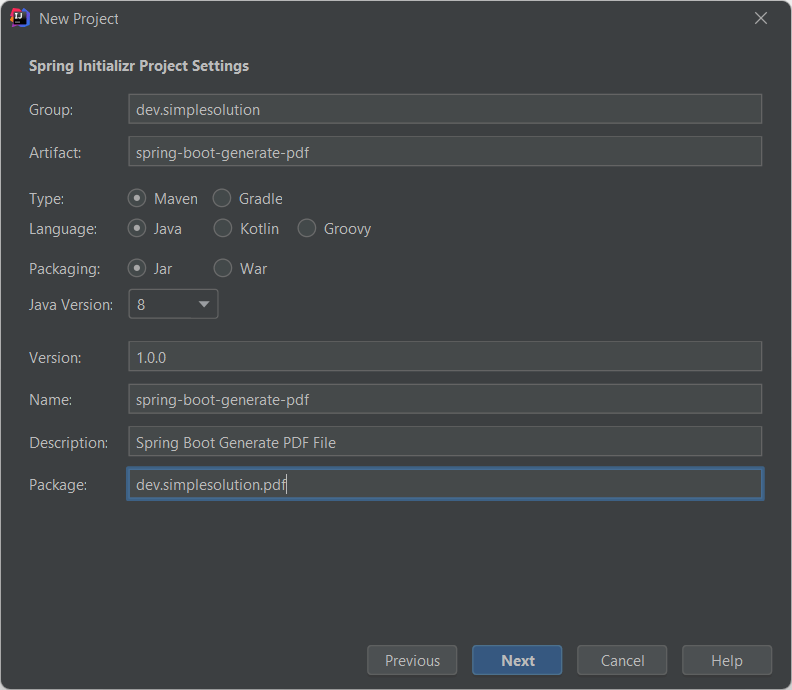 Spring Boot Generate PDF File from HTML Template