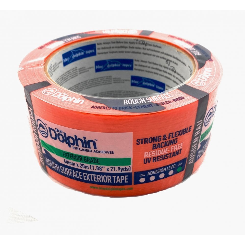 BlueDolphinRoughSurfaceOrangeTape